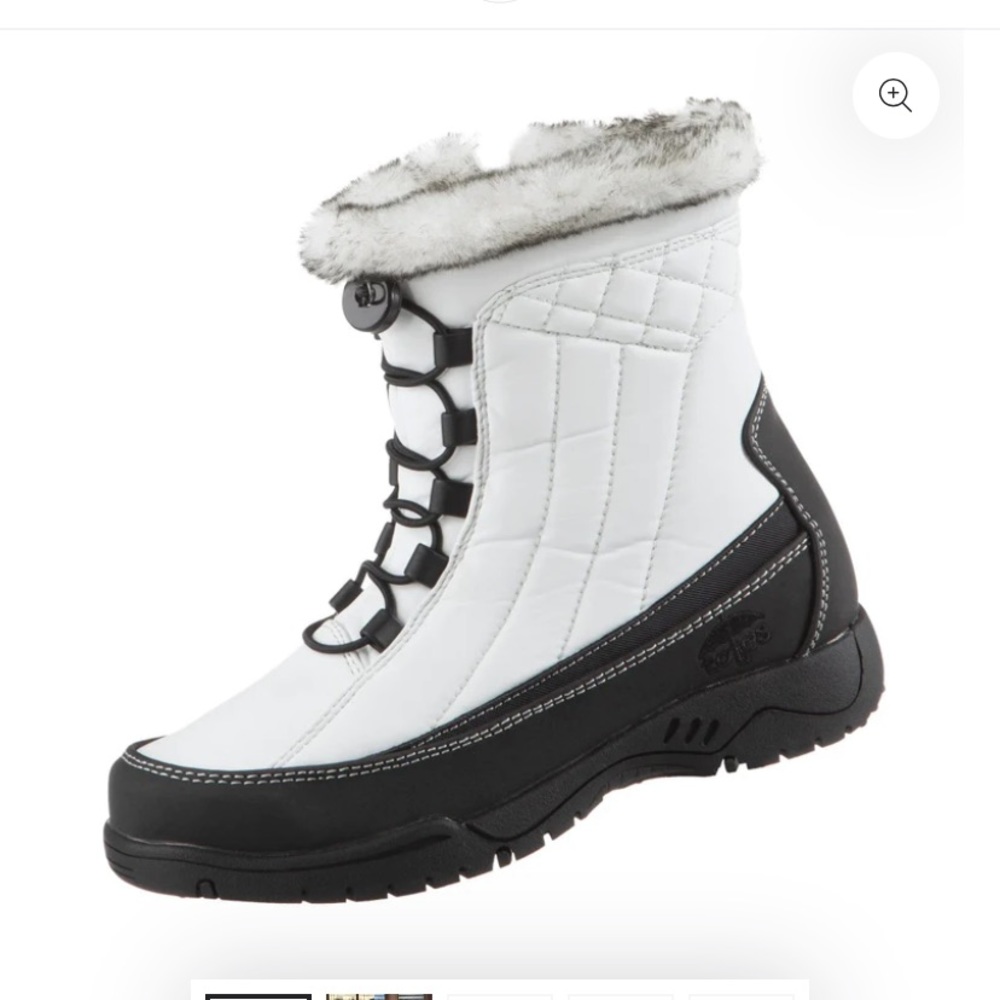 Women’s TOTES Eve White Winter Boot Sz 8
